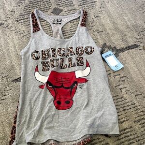 Gray Chicago Bulls Tank Top